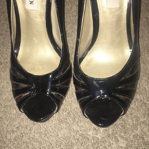 Steve Madden Leapord print Peep toe Stilettos - Picture 3 of 5